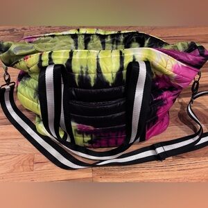 THINK ROYLN Multicolor Quilted Travel Bag